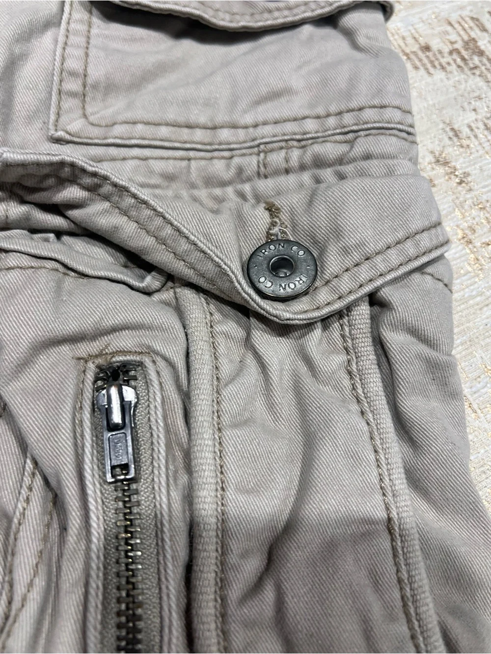 Iron Co.  cotton cargo shorts size 32 #cargo #utility